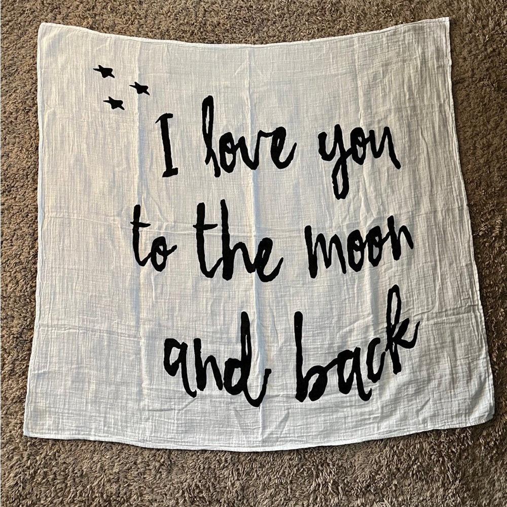 Modern Burlap Muslin‎ Swaddle